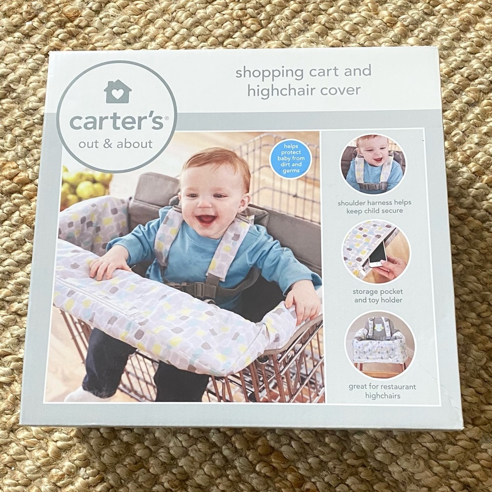 Carter’s Shopping Cart & Highchair Cover *New*